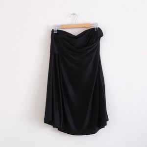 Black Jil Sander silk knit jersey skirt - Size XS